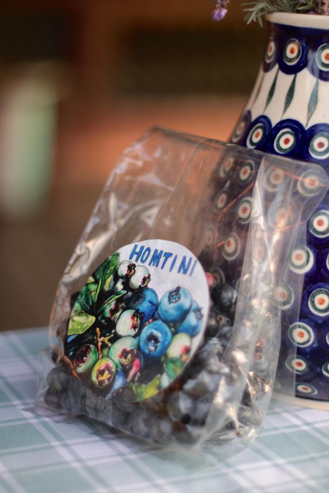 Snap-frozen Homitini blueberries